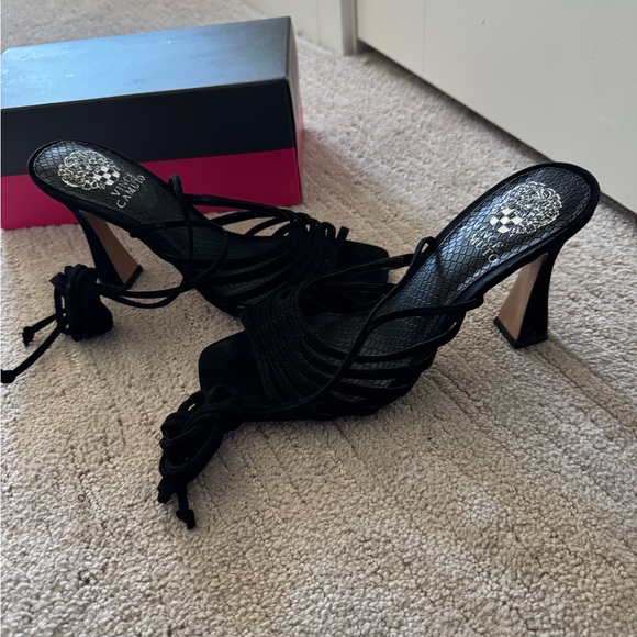 Vince Camuto black suede heels - Picture 10 of 14